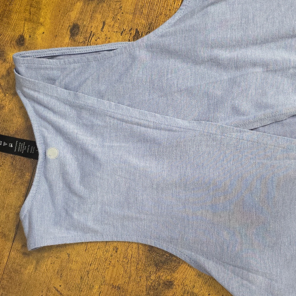 Yogalicious Lavender Heather Open Back Tie Tank - Picture 10 of 10